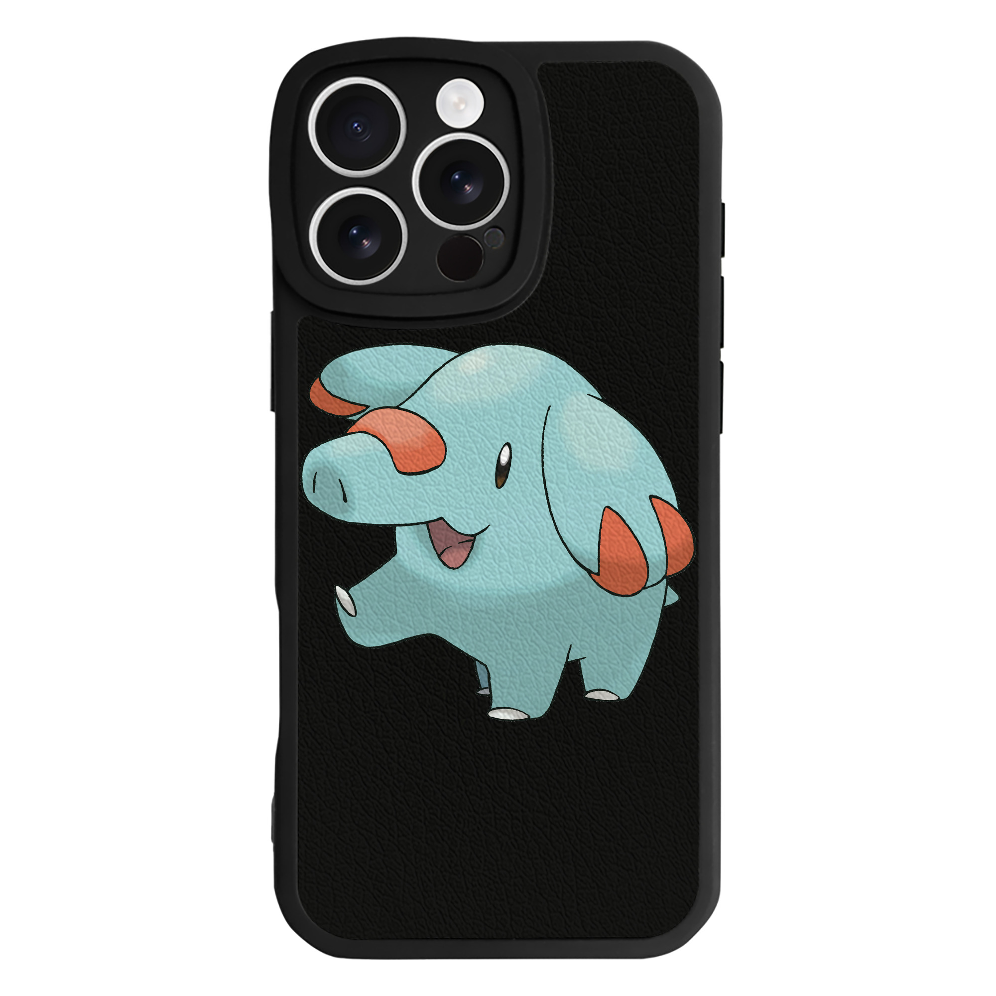 （画像用） ポケットモンスター Pokémon 【iPhone 16シリーズ対応】シリコンスマホケース（レザー調） 材質：シリコン
